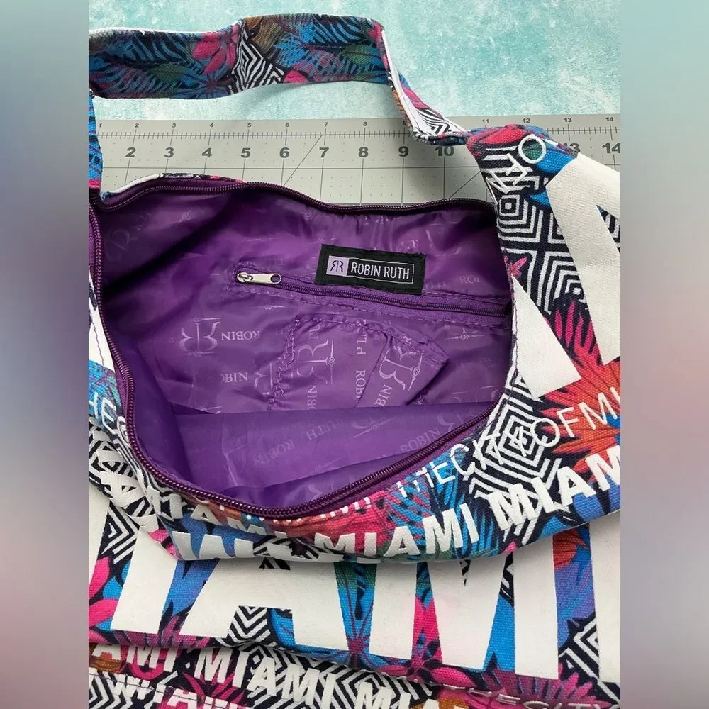 ROBIN RUTH‎ Colorful Miami Print Women's Bag